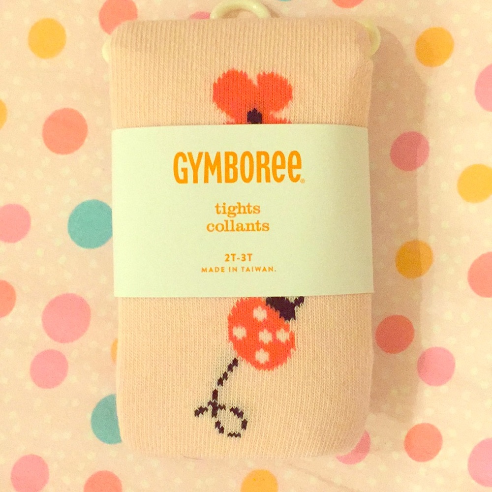 Toddler Girls Pink Gymboree Tights 2T-3T NIP